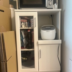 【美品】キッチン棚の画像