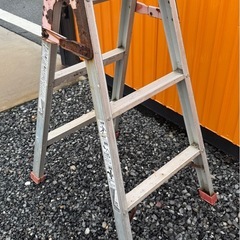 ハシゴ 脚立 3段 高さ約90cm ※素人寸法 中古品の画像