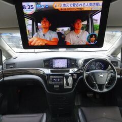 即乗りＯＫ 4WD エルグランド 1オーナー 後期 ナビ フルセグTV Bluetooth フリップダウンモニター バックモニター 両側パワスラ パワーバックドア インテリキー クルコン LEDライト ETCの画像