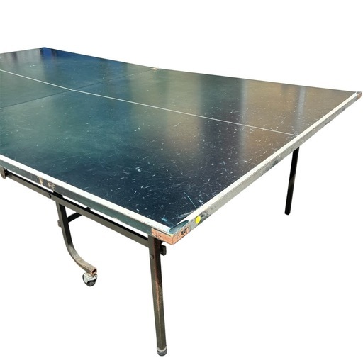 ②卓球台 MIZUNO EX K-31 二つ折りタイプ 国際規格 中古 傷あり