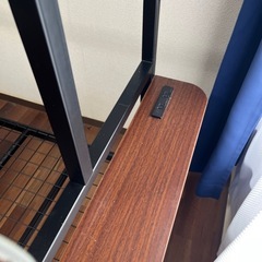 鉄製高級シングルベッドの画像