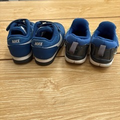 NIKE ナイキ スニーカー 14cm 2足まとめ売り ブルー 男の子の画像