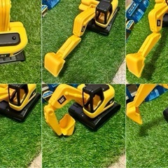 【CAT ショベルカーおもちゃ】大型サイズ／手動操作で本格的な動き！の画像