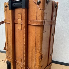 革製スーツケース　アンティークの画像