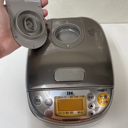 R468 ☀️ ZOJIRUSHI IH炊飯ジャー 3合炊き 15年製 NP-GG05E2 ⭐ 動作確認済 ⭐ クリーニング済
