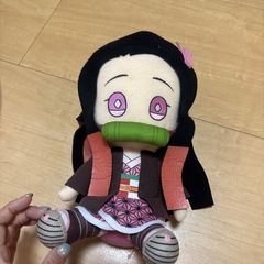 禰󠄀豆子ぬいぐるみの画像