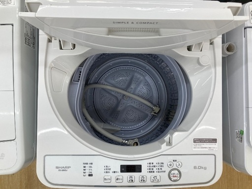 トレファク イオンモール常滑店】全自動洗濯機 SHARP ES-GE6DJ 2020年