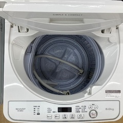【トレファク イオンモール常滑店】全自動洗濯機 SHARP ES-GE6DJ 2020年製をご紹介！の画像