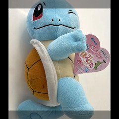 【中古品】ポケットモンスターゼニガメほぺぴたぬいぐるみ＆ポケットモンスターくつろぎタイムでっかいぬいぐるみヒメグマ　　No.409の画像