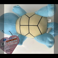【中古品】ポケットモンスターゼニガメほぺぴたぬいぐるみ＆ポケットモンスターくつろぎタイムでっかいぬいぐるみヒメグマ　　No.409の画像