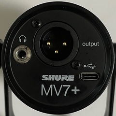 SHURE ポッドキャストマイクロホン MV7+の画像