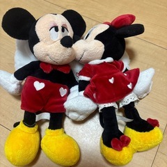 ミッキーミニーぬいぐるみの画像