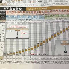 万協フロアー WP型支持脚 WP-470 一本100円の画像