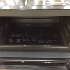 【未使用・高年式】オーブンレンジ SHARP ｼｬｰﾌﾟ  RE-WF185-B 2025年製 フラット庫内 電子レンジ:ブラックの画像