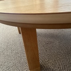 家具調こたつ コタツ コローレ　タモ 　国産こたつの画像