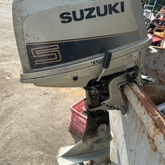 SUZUKI船外機　エンジン　5馬力の画像