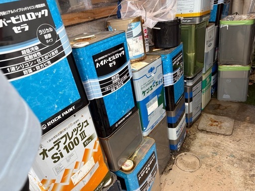 塗料　あげます