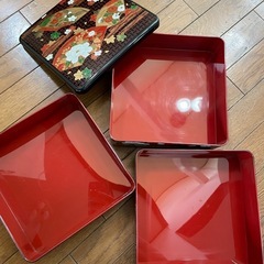 和風お重 三段セットの画像