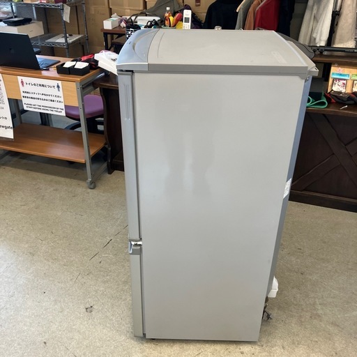 K2509-143 SHARP 2ドア冷蔵庫 SJ-14E9 2013年製 137L 動作確認済み キズ汚れ有り