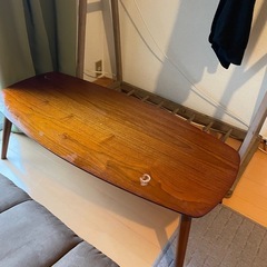 折りたたみアンティーク風デスク(傷2箇所有り)の画像
