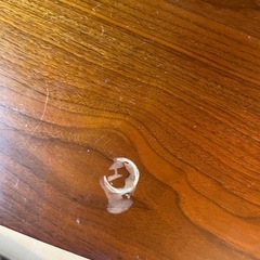 折りたたみアンティーク風デスク(傷2箇所有り)の画像