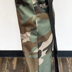 ①【中古品】アウトドアチェア カモフラ 迷彩柄 キャンプ 折りたたみ チェアー コンパクト スポーツ観戦の画像