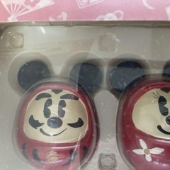 ミッキー&ミニーダルマ、パークファンクラブ限定フィギュアの画像