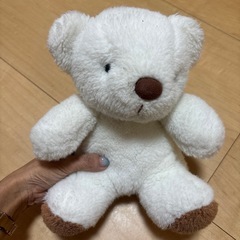 しろくまぬいぐるみの画像