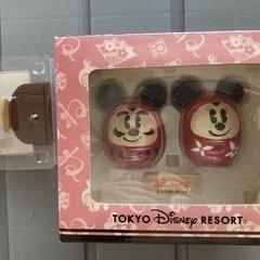 ミッキー&ミニーダルマ、パークファンクラブ限定フィギュアの画像