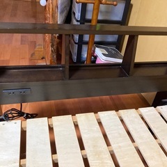 シングルベッド  すのこ 
引き出し付きの画像