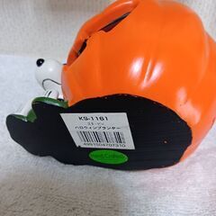 スヌーピー　ハロウィンプランター（陶器）＆ミニポーチキーホルダー５個の画像