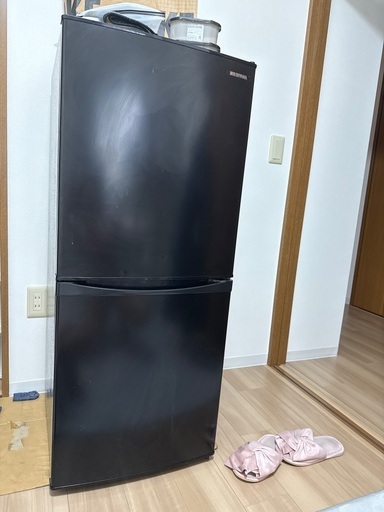 IRIS OHYAMA 2022年式2ドア冷蔵庫 IRSD-14A-B 142L