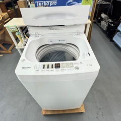 USED 洗濯機 ハイセンス 2021年 5.5Kの画像