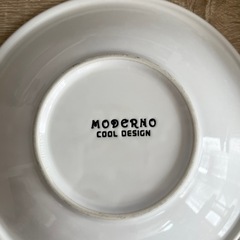 MODERNO バラの花柄陶器食器セット 5枚の画像