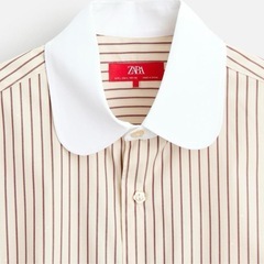 ZARA ストライプシャツの画像