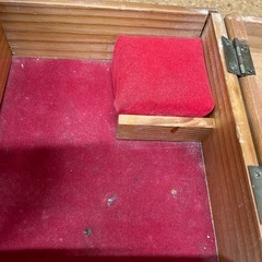 木製 ソーイングボックス 裁縫箱の画像