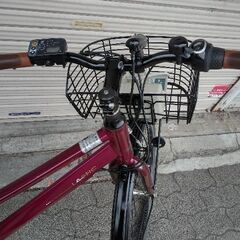 [Panasonic]LASTIC(ラスティック)26吋 電動アシスト自転車 8.9Ahバッテリー+充電器(ローズ)の画像