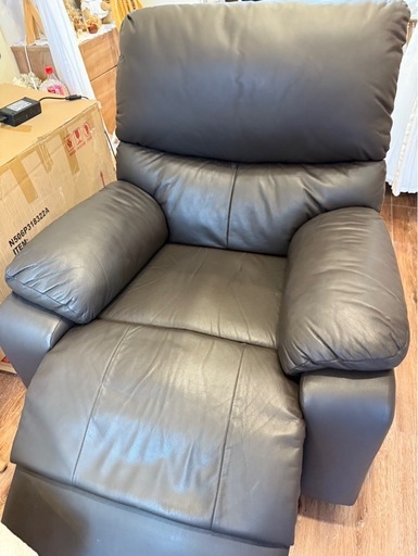 ニトリ　電動レザーリクライニングチェア　1人がけ　動作ok