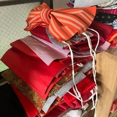 【どれでも1点300円!!!】ウール着物、作り帯、羽織、その他色々の画像
