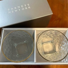 BARNEYS NEWYORK ダイヤモンドカット　グラスセットの画像