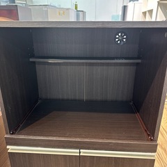 食器棚 レンジボード60cm 木製の画像
