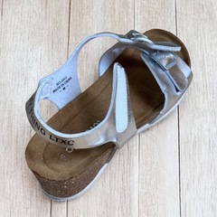Lovetoxic ラブトキシック シルバークロスストラップ 厚底サンダルの画像