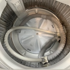安心の1年保証付き！！　YAMADA　5.5kg全自動洗濯機　YMW-T55LW  2024年製の画像