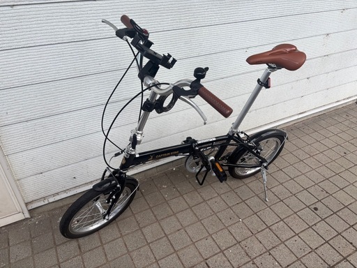 【即日引渡可】※本日22時まで特別価格！15000円キャプテンスタッグ(CAPTAIN STAG) AL 16インチ 折りたたみ自転車 アルミフレーム 軽量 [ 重量約10kg / 前後V型ブレーキ/SHIMANOパワーモジュレーター/高ギア比設定/前後泥よけ ] 標準装備  「防犯登録抹消済」「キャリーバッグ付き」