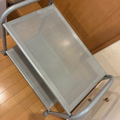 パンチングメタル　スチールワゴン　ラック
　の画像