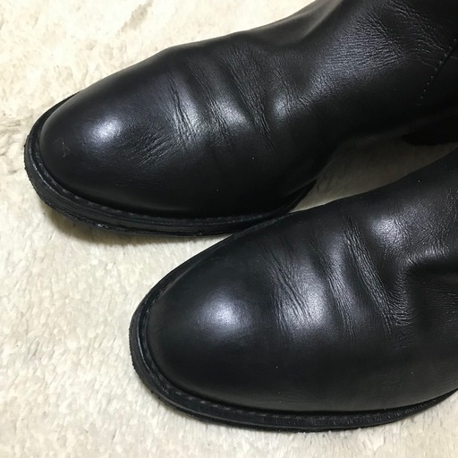 正規品 ルイヴィトン カーフレザーロングブーツ 36 ブラック