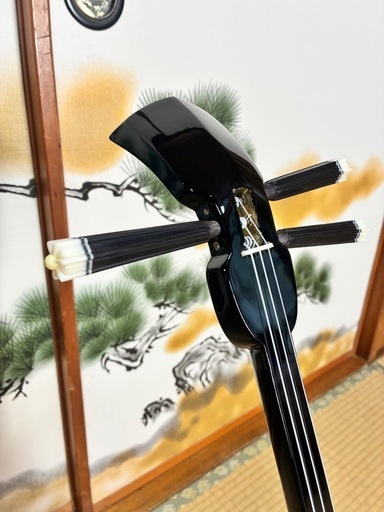 9月13日終了！沖縄三線！新品！貴重！知念大工型！本蛇皮！本張り！【一枚張り】⑮