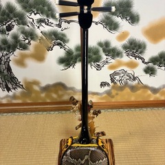 沖縄三線！新品！貴重！知念大工型！本蛇皮！本張り！【一枚張り】⑮の画像