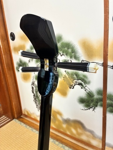 9月13日終了！沖縄三線！新品！貴重！知念大工型！本蛇皮！本張り！【一枚張り】⑮