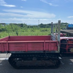 文明農機　運搬車 クローラー 7馬力 積載600kg キャタ 運搬機 林業  農業 運搬 宮崎　簡易始動動画ありの画像